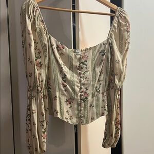 Reformation Floral Top